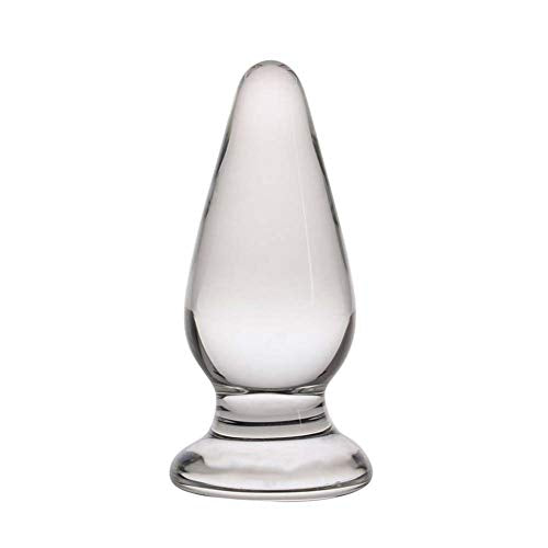 SXOVO Glass Anal Plugs Clear Crystal Glass Dildo Anal Butt Plug Classic Dildos Anal Dildo Juguetes Anales Juguetes Sexuales Para mujeres y Hombres